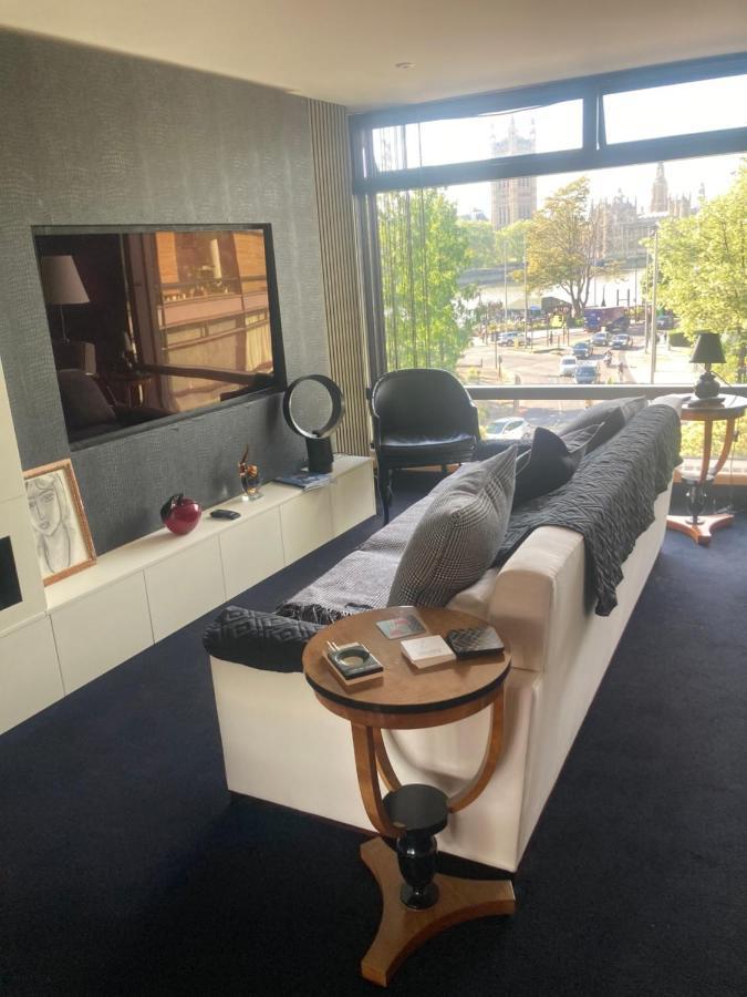 לונדון Luxury Designer Apartment River View Of Parliament Westminster Big Ben. מראה חיצוני תמונה